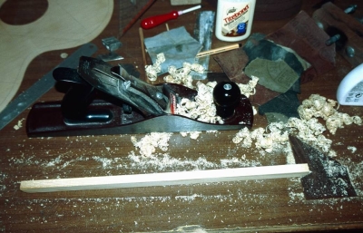 Abrichten der Balken