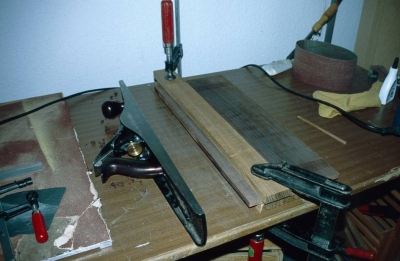 Abrichten der Bodenfuge