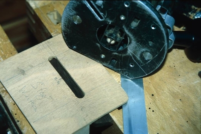 Frässchablone für Stegeinlage